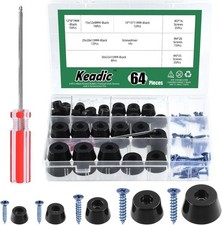 139Pcs 4 Sizes Non-slip Rubber