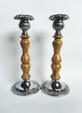 Pair Of Metal And Wooden