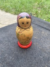 Vintage USSR russian Dolls Set