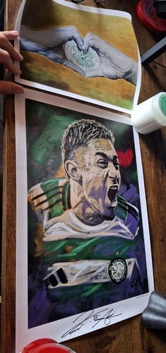 Celtic player poster print - poster,
