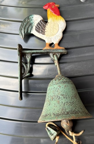 Old cast iron rooster - old,