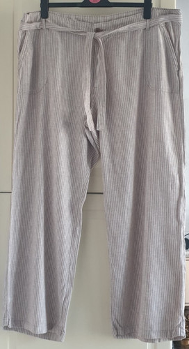 Linen beige and white - linen,