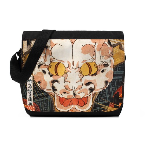 Japanese bag horror cat yokai - bag,