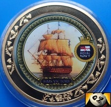 2020 Ships of the Royal Navy HMS VICTORY 40mm Commemorative Coin Medal