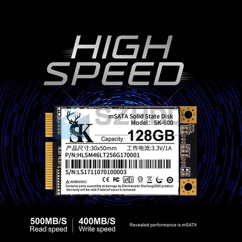 128gb msata ssd sata - ssd, 6gb/s