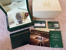 Rolex Explorer II 2 16570 Full Set papers 2007/08 Service 2016 Rehaut 40mm Black