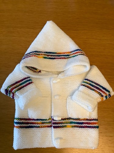 Beautifully handknitted baby