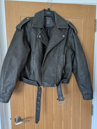 Primark distressed grey biker - distressed,