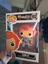 Funko Pop Thundercats Lion-O Action Figure #102 rare Vaulted