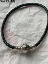Authentic Pandora teal Braided
