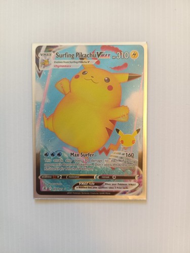 Surfing pikachu vmax 009 025 - pikachu,