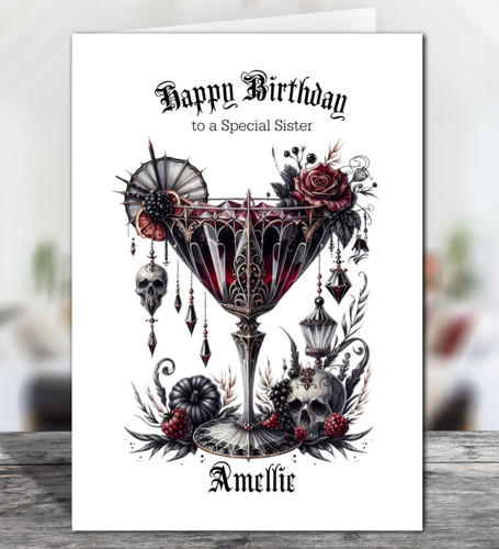 Personalised gothic cocktail - gothic,