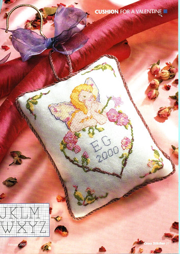Cross stitch chart romantic - cross,