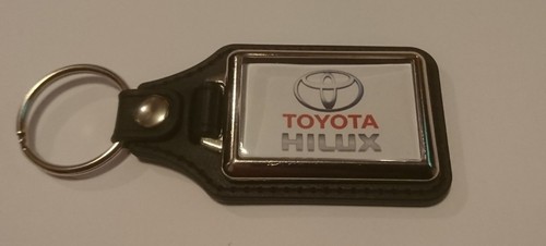 Toyota hilux leather keyring - toyota,