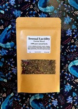 30g Erotic Sensual Lucid Dream Herb Blend Blue Lotus Damiana Mugwort Dream Tea