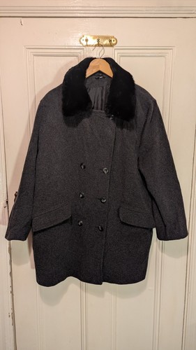 Bon marche coat with faux - marche,