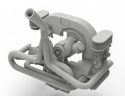 Tamiya sand scorcher engine - sand,