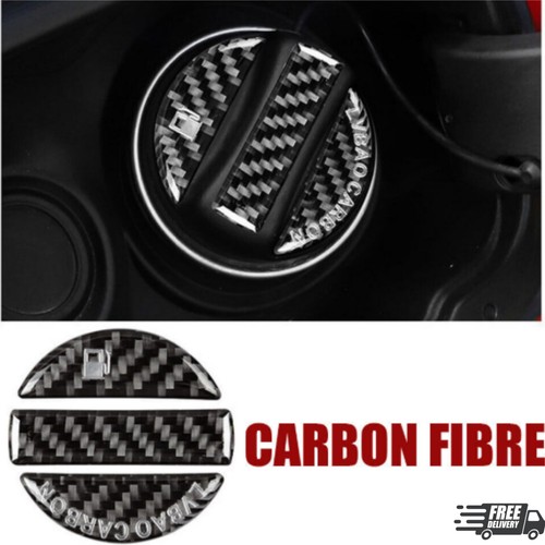 1pc black carbon fiber - 1pc, car