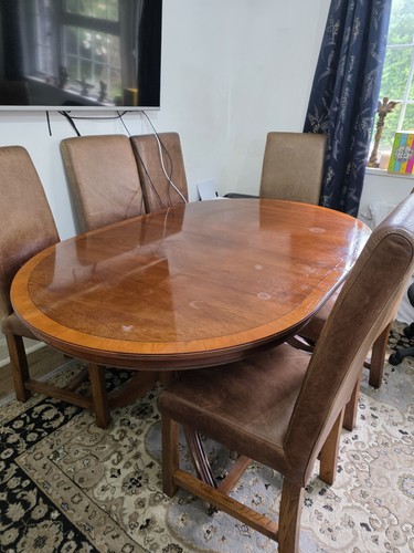 Mahogany regency style dining - mahogany, regency-style