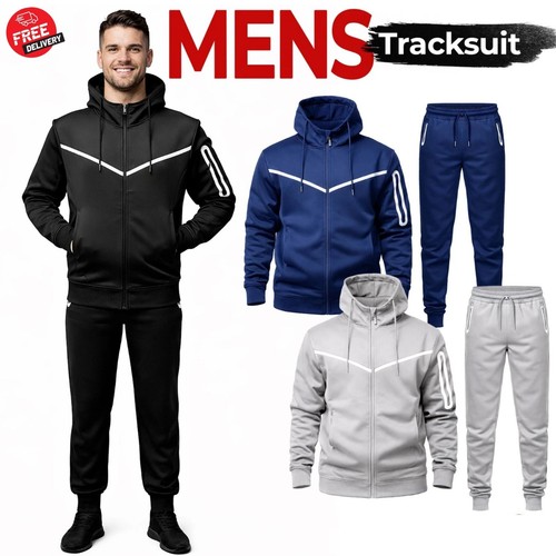 Mens tracksuit set zip - tracksuit, fleece