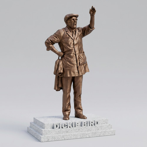 Dickie bird statue - statue, –