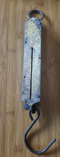 Vintage salter brass spring - brass,