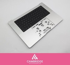 Genuine MacBook Pro 2021 A2485 16" Palmrest UK Keyboard EMC3651 Silver