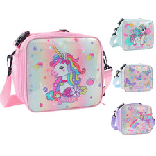 Unicorn Girls Lunch Bag Pink