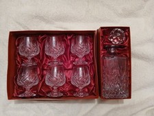 Schott Zwiesel Crystal Brandy Glasses and Decanter Set Boxed Excellent Condition