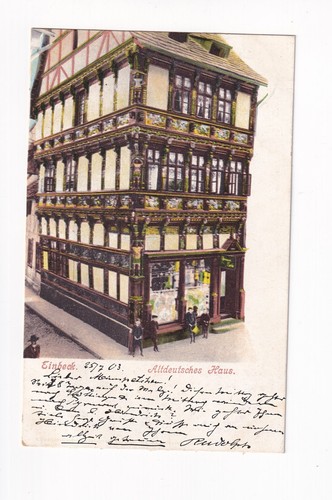 D2005 postcard einbeck old - einbeck,
