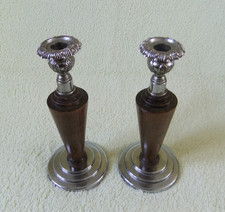 PAIR OF ART DECO CHROME &
