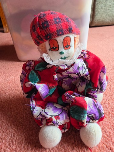 Vintage soft fabric pierrot - vintage,