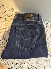Diesel Larkee Men’s Jeans 38/30 Blue Straight Leg