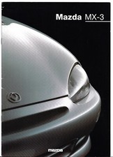Mazda MX-3 1997-98 UK Market Sales Brochure 1.6i 1.8i V6
