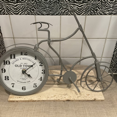 Clock shape bicycle old - clock,