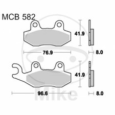 Brake Pads Sinter SI TRW 787.29.30 Yamaha 750 XTZ Super Tenere 1989-1994