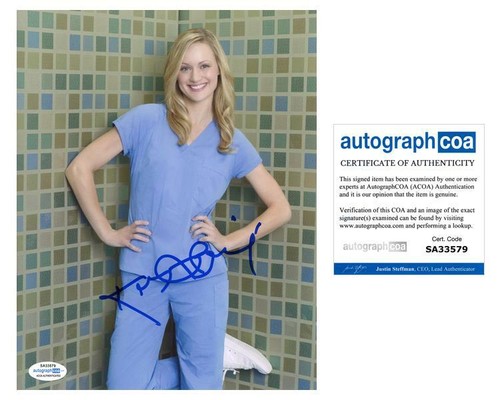 Kerry bishe scrubs autograph - kerry, "scrubs"