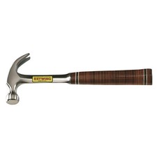 Draper Estwing E12C Curved Claw Hammer with Leather Grip, 12oz/336g