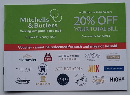 Mitchells butlers 20 - 3,
