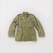 Alpha Industries M65 Field Jacket Medium Regular OG-107 Olive Green Issued 80s