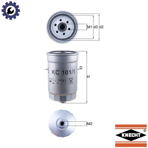 Fuel filter 101 for - filter, kc
