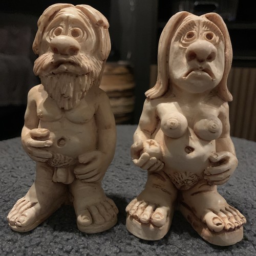 Pair vintage naked trolls - of,