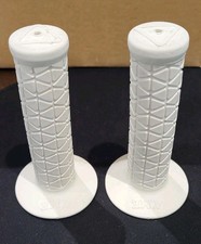Original 80's Ame Grips In White - Old School BMX