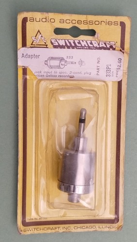 Switchcraft 333p1 microphone - switchcraft,