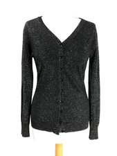 Luella Black Sparkle Cardigan