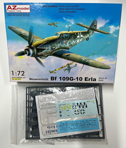Model messerschmitt bf - 1/72,