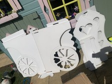 White Wooden Sweet Cart