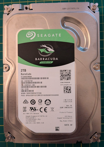 Seagate barracuda 2tb - 2tb, 3.5"