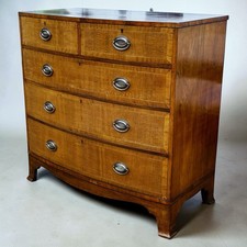 Antique Inlaid Mahogany Bow
