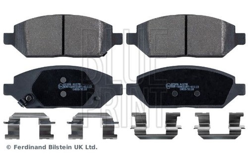 Blue print front - pad, set